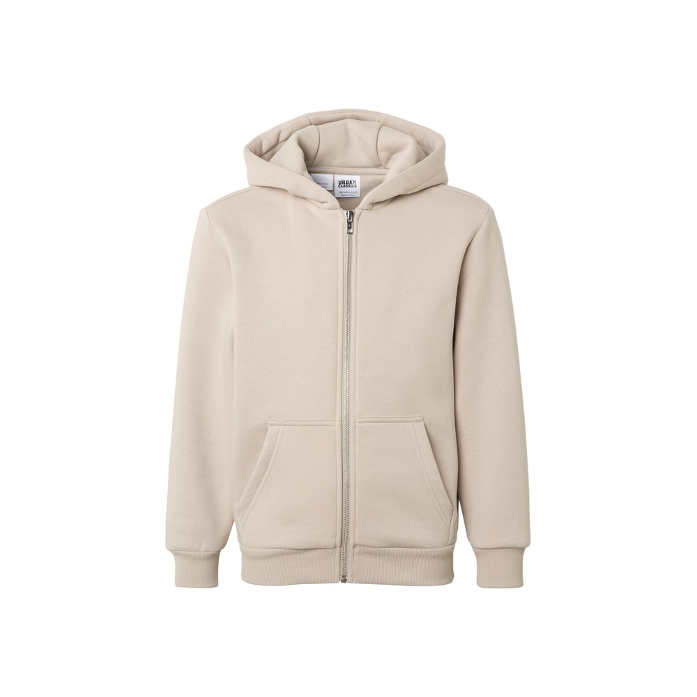 Urban Classics - Fluffy Veste Zip à Capuche Enfants - Gris